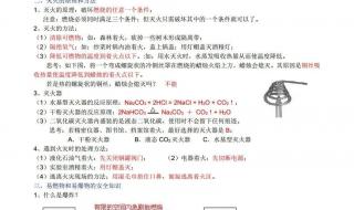 初中化学知识点总结 初中化学知识点总结