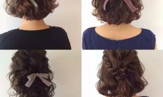 中短发丝带怎么扎头发好看 中短发怎么扎好看